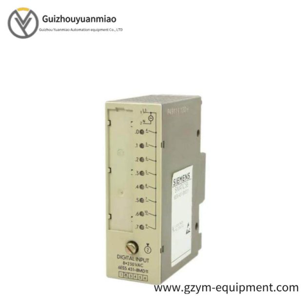 SIEMENS 6ES5431-8MD11 Digital Input Module - Comprehensive Control Solution for Industrial Automation