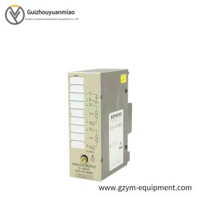 SIEMENS S5.470 8MB11 Analog Output Module for Industrial Automation