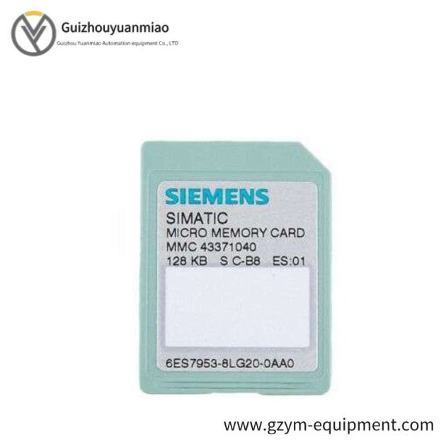 SIEMENS 6ES7953-8LG20-0AA0 Micro Memory Card: Industrial Control Solutions