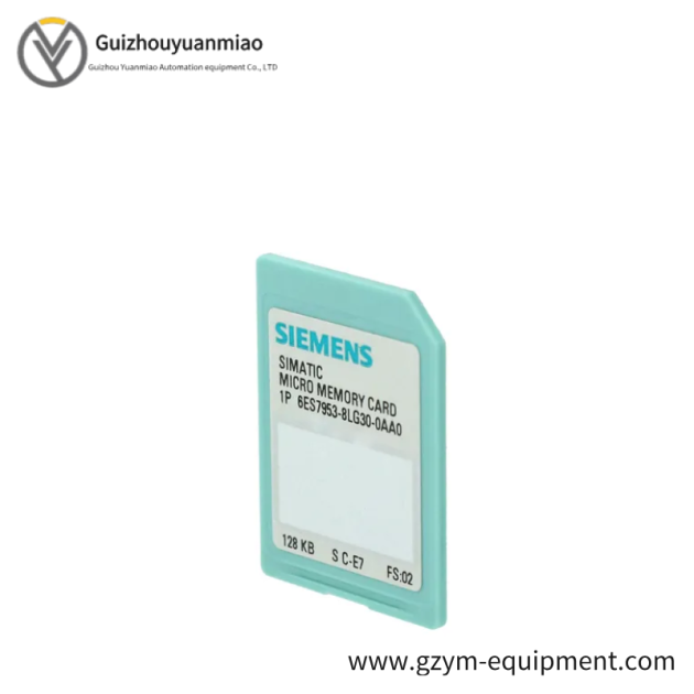 SIEMENS 6ES7953-8LG30-0AA0 S7 Micro Memory Card: Advanced Storage for Industrial Automation