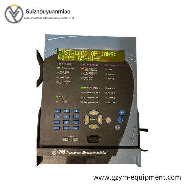 GE 745-W3-P5-G5-HI-R-E Relays - Precision Control for Transformers