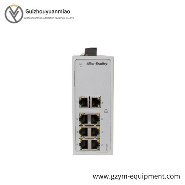 AB Industrial Controls 1783-US08T Ethernet Switch, Optimized for Industrial Networking