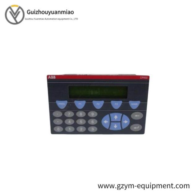ABB CP502 1SBP260190R1001-A: Advanced Control Panel for Industrial Automation