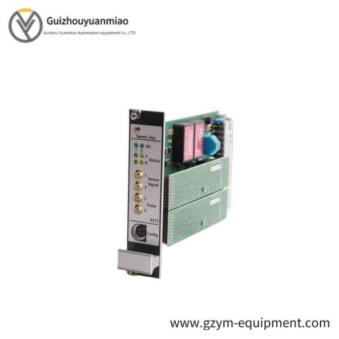 EMERSON A6312 Monitor Speed - Precision Industrial Control Module