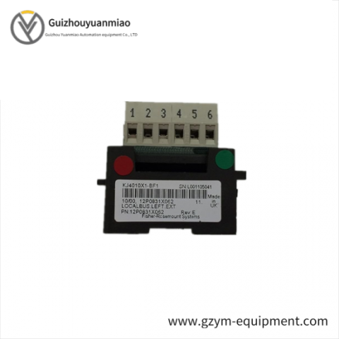 EMERSON KJ4010X1-BF1 - Industrial Control System's LocalBus Left Extender Module