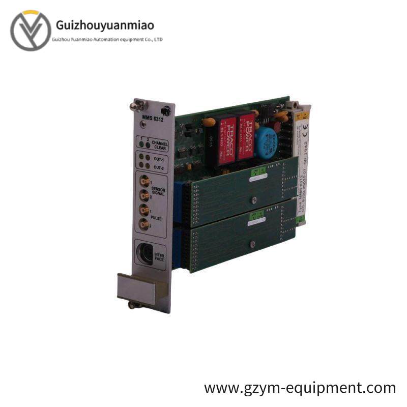 emerson_mms6312_dual_channel_rotational_speed_monitor.jpg Emerson MMS6312 - Dual Channel Rotational Speed Monitor, Industrial Control Module