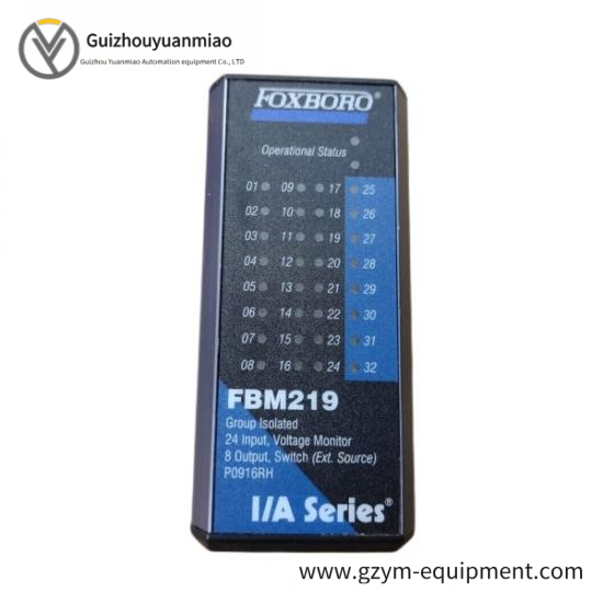 FOXBORO FBM219 P0916RH: Industrial Grade Group Isolated 24 Input Voltage Monitor