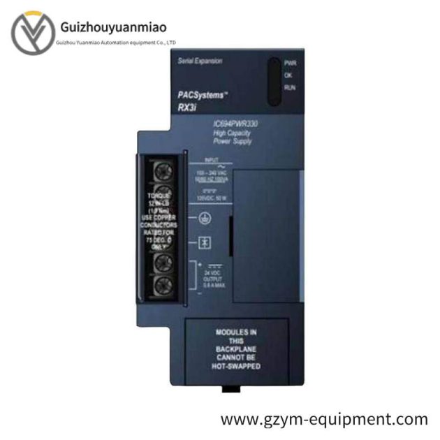 GE Fanuc IC694PWR321 Power Supply, Precision for Industrial Control