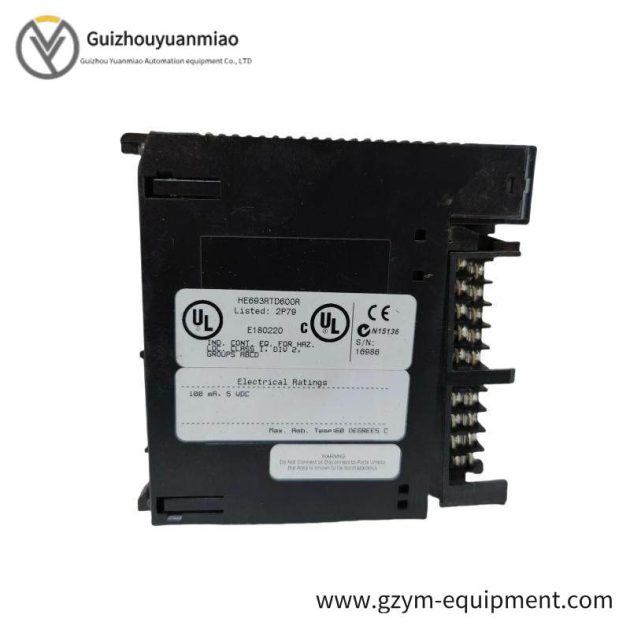 GE HE693RTD600R - High Precision RTD Input Module
