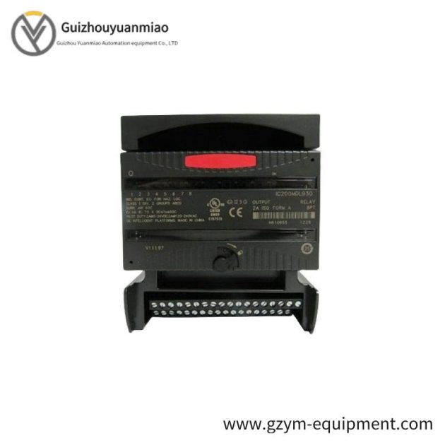 GE IC200MDL930: Output Relay Isolated, 8-Point, Industrial Control Module