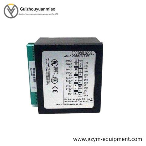 GE IC670ALG230: 8-Channel Analog Input Current Module