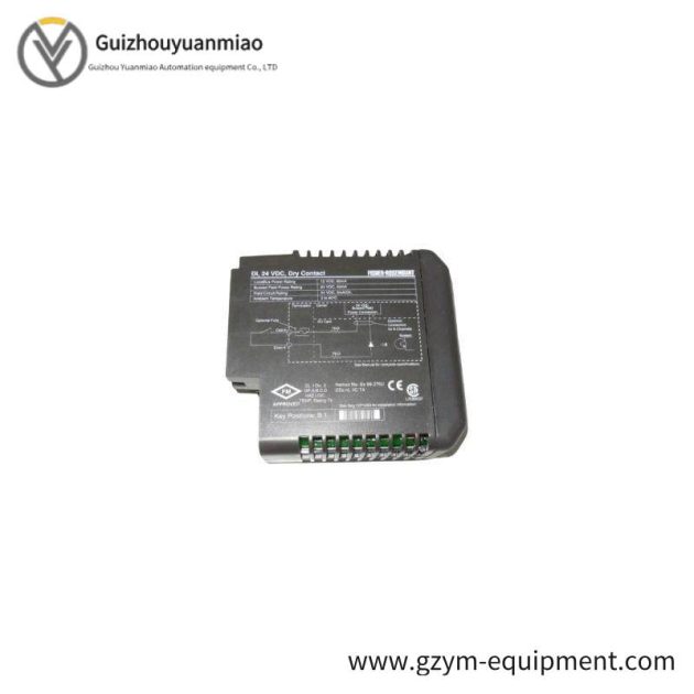 EMERSON KJ3001X1-BB1 | 8-Channel 24 VDC Dry Contact Card