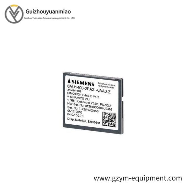 SIEMENS 6AU1400-2PA02-0AA0: 1GB Compact Flash Card for Industrial Automation