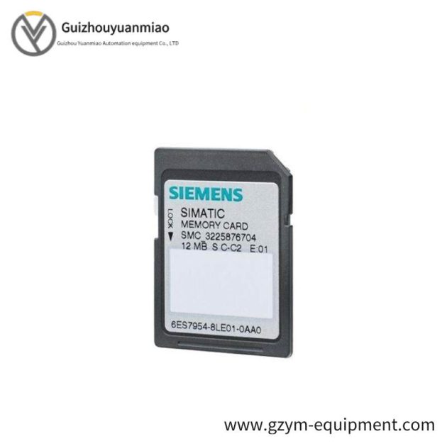 SIEMENS 6ES7954-8LE03-0AA0 Micro Memory Card, Designed for Precision Control Solutions