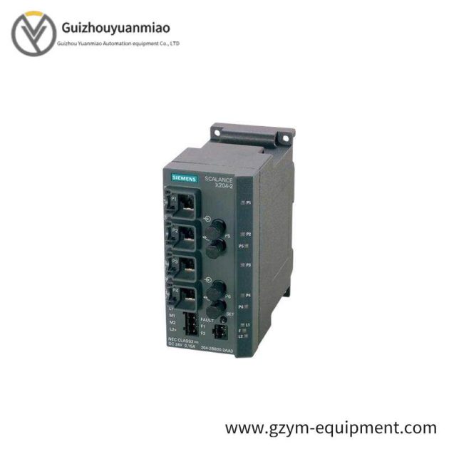 SIEMENS SCALANCE X204-2 Managed IE Switch - 6GK5204-2BB10-2AA3, Control & Automation Solutions