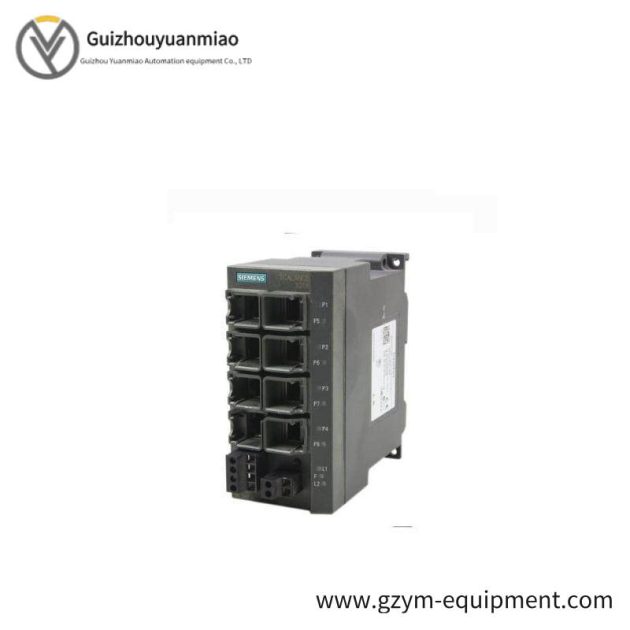 SIEMENS 6GK5208-0BA00-2AA3: Industrial-grade SCALANCE X208 Managed Ethernet Switch, 8 Ports