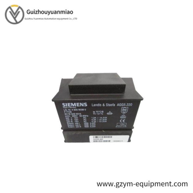 SIEMENS AGG5.220 Mains Transformer, LMV5 System Application