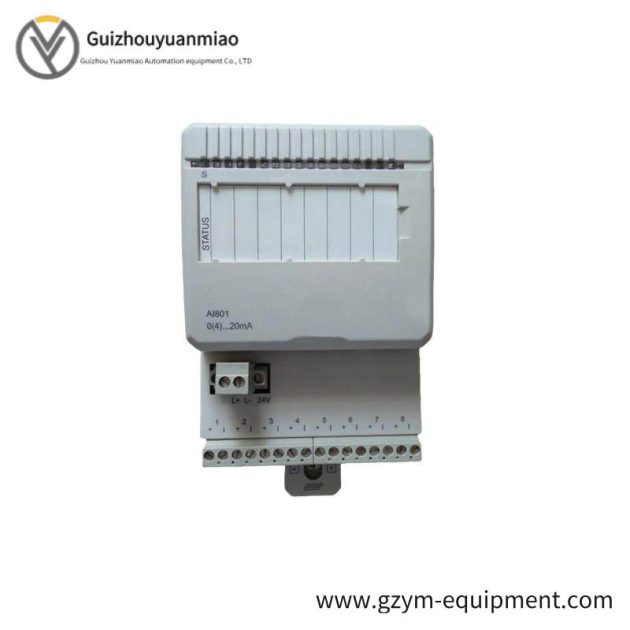 ABB 3BSE020512R1 AI801: 8-Channel Analog Input Unit for Precision Control Applications