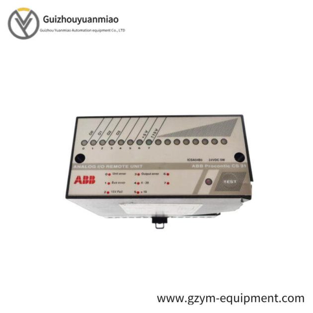 ABB ICSA04B5 ANALOG I/O REMOTE UNIT - Precision Control in Industrial Automation