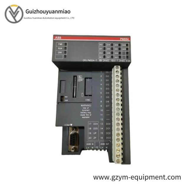 ABB PM554-T A0 - Industrial Automation PLC CPU, Designed for Precision and Efficiency