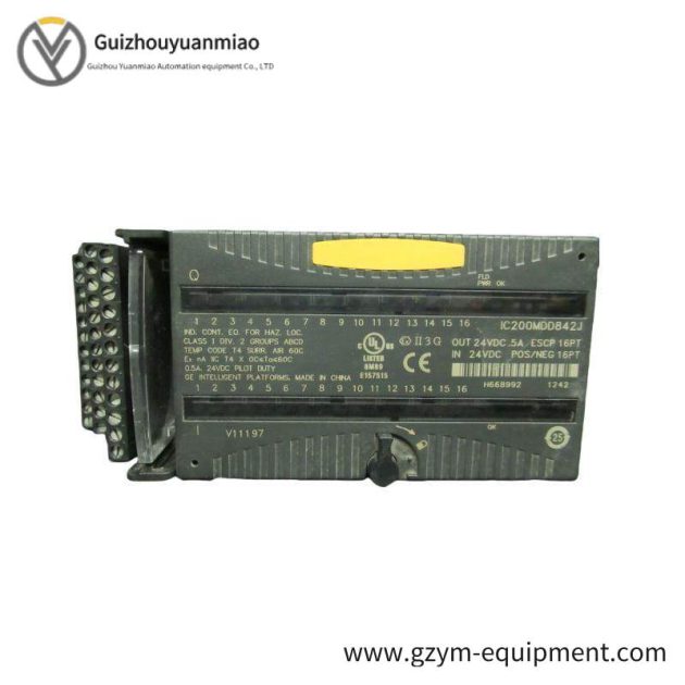 GE IC200MDD842J: High-Performance 24VDC Output ESCP 16-Point Input Module