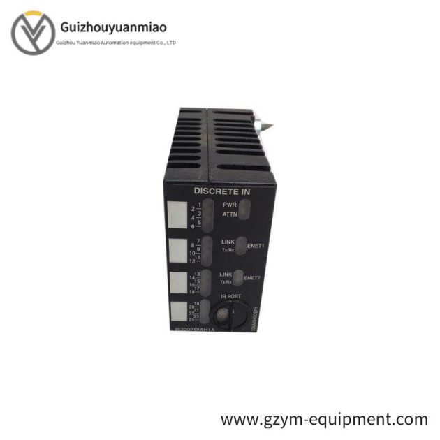GE IS220PPDAH1A REV E - Industrial PLC I/O Pack, High Performance, Precision Control