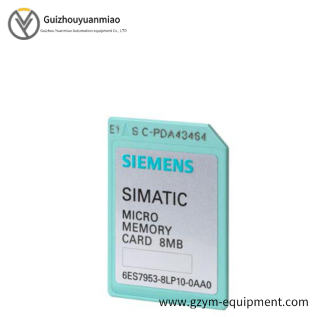 SIEMENS 6ES7953-8LL20-0AA0: High-Performance Micro Memory Card for S7 Control Systems