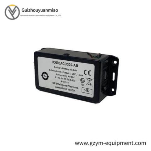 GE FANUC IC695ACC302AB Battery Module for Industrial Automation