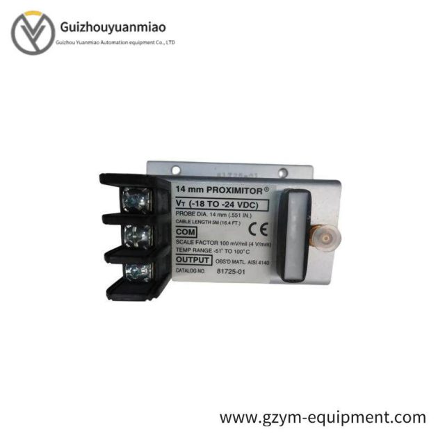 Bently Nevada 81725-02 PROXIMITY SENSOR, High Performance, Precision Control Module